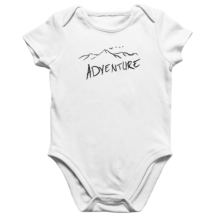 Body Bebê Algodão Adventure - Branco