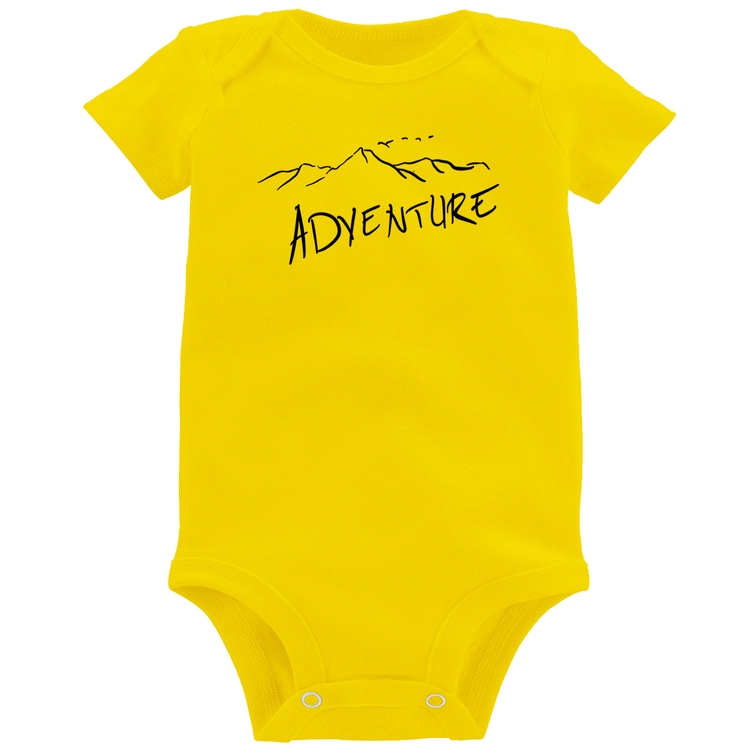 Body Bebê Adventure - Amarelo