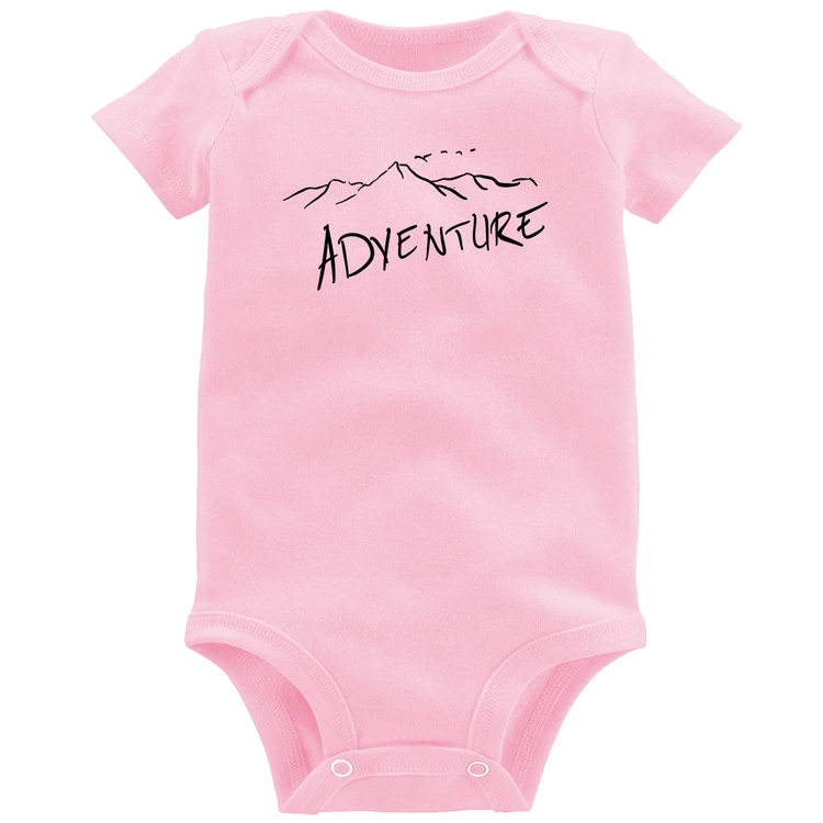 Body Bebê Adventure - Rosa Bebê