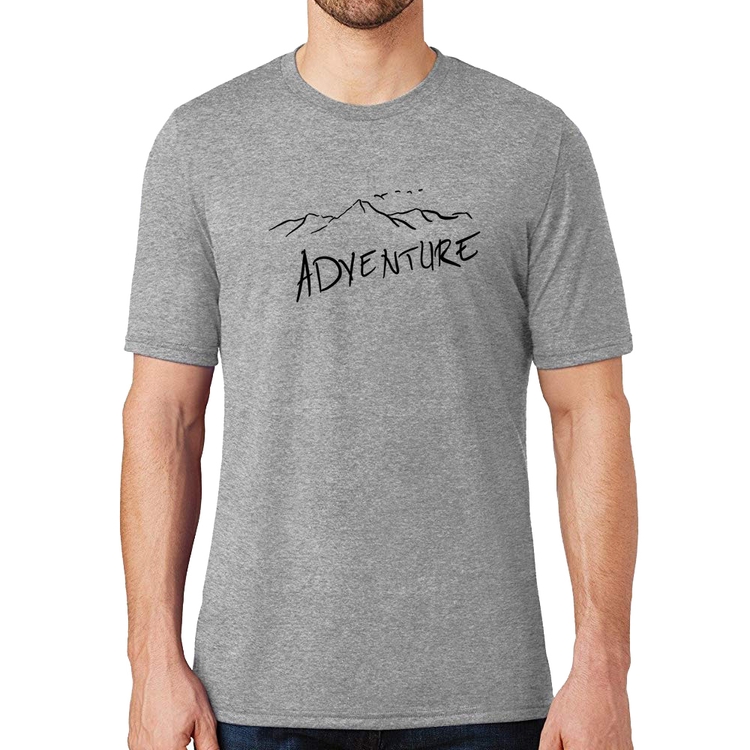 Camiseta Adventure - Cinza