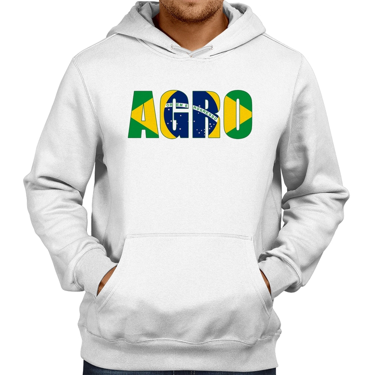 Moletom Agro Brasil Rural - Branco