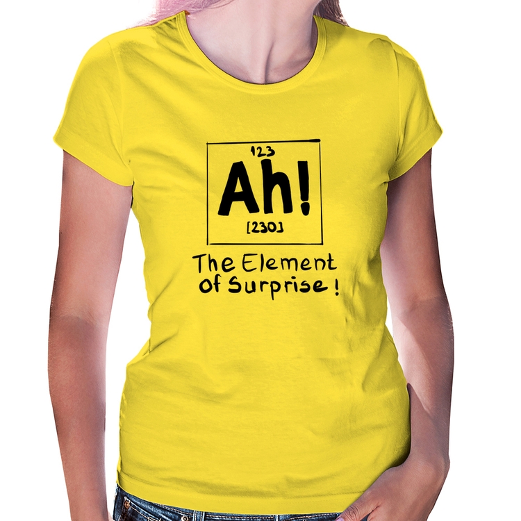 Baby Look AH The element of surprise - Amarela