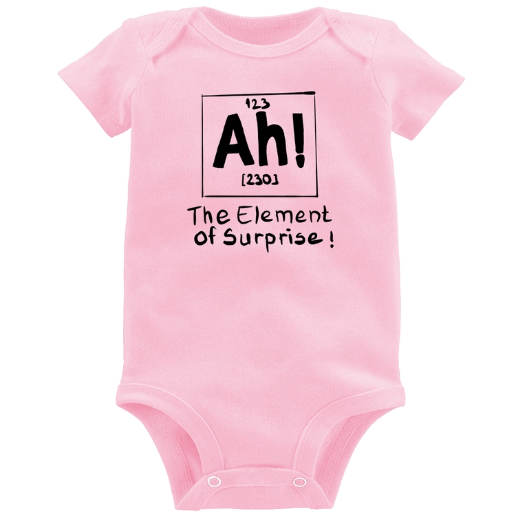 Body Bebê AH The element of surprise - Rosa Bebê