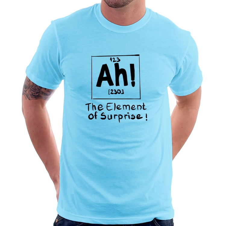 Camiseta AH The element of surprise - Azul Bebê