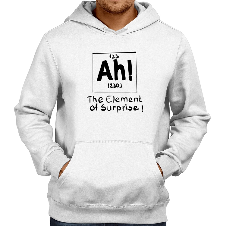 Moletom AH The element of surprise - Branco