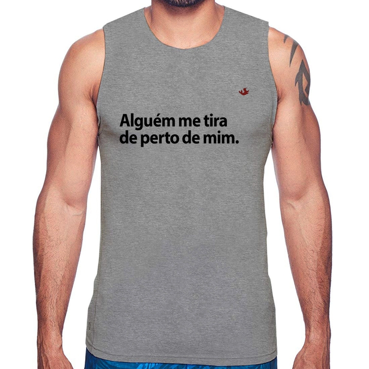 Regata Alguém me tira de perto de mim. - Cinza