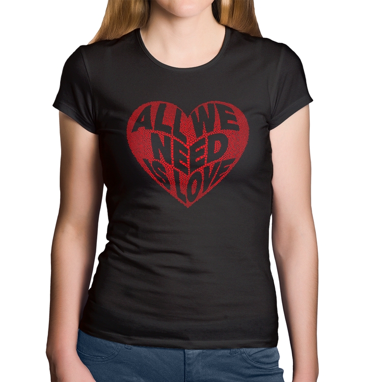 Baby Look Algodão All We Need Is Love