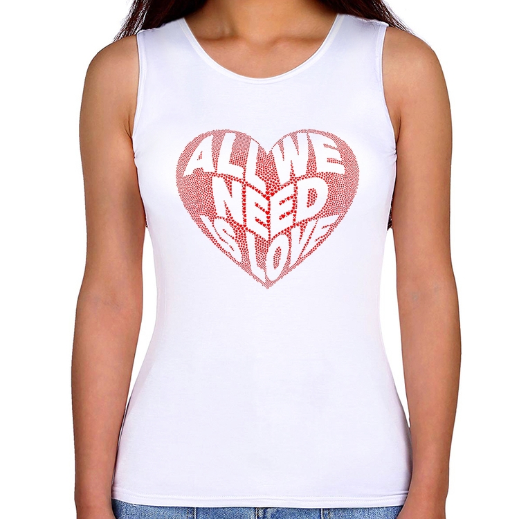 Regata Feminina All We Need Is Love