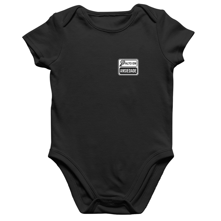 Body Bebê Algodão Alto em Ansiedade