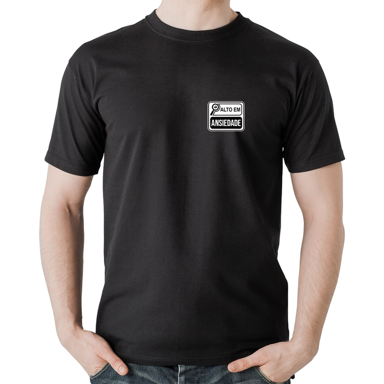 Camiseta Algodão Alto em Ansiedade
