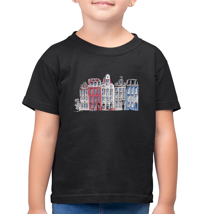 Camiseta Algodão Infantil Amsterdam