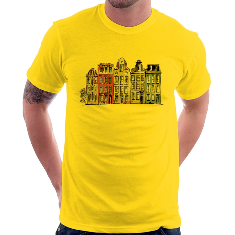 Camiseta Amsterdam - Amarela