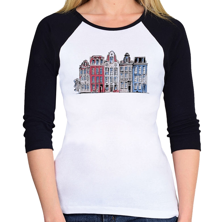 Baby Look Raglan Amsterdam Manga 3/4