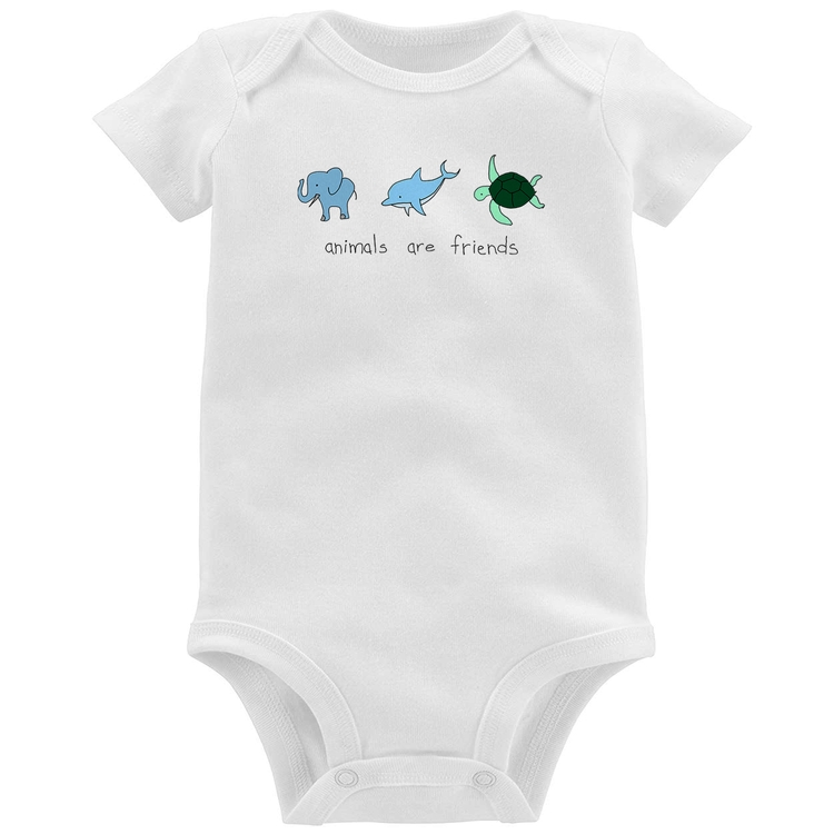 Body Bebê Animals are friends