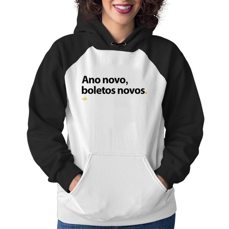 Moletom Feminino Ano novo, boletos novos