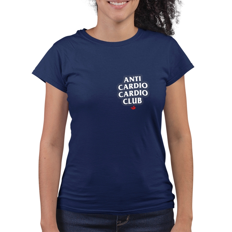 Baby Look Quality Anti Cardio Cardio Club - Azul Marinho