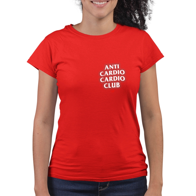 Baby Look Quality Anti Cardio Cardio Club - Vermelha