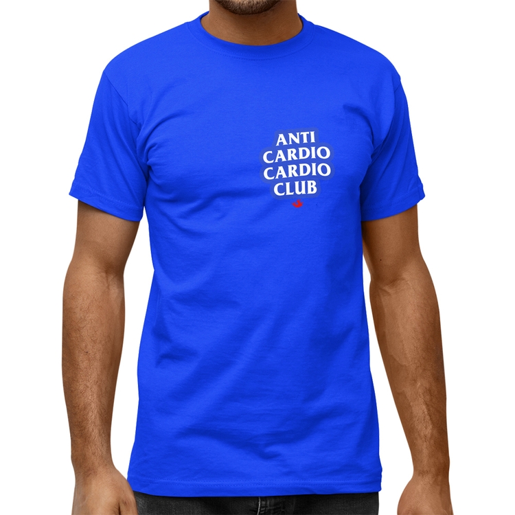 Camiseta Quality Anti Cardio Cardio Club - Azul Royal