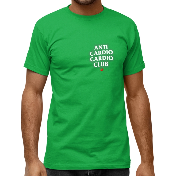 Camiseta Quality Anti Cardio Cardio Club - Verde Bandeira