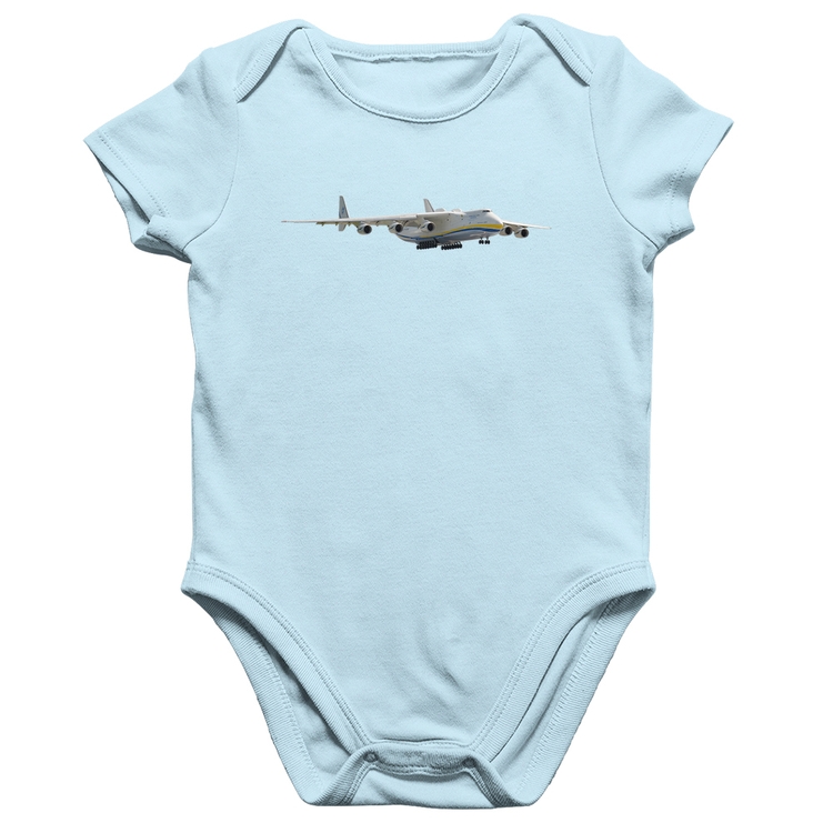 Body Bebê Algodão Antonov - Azul Bebê