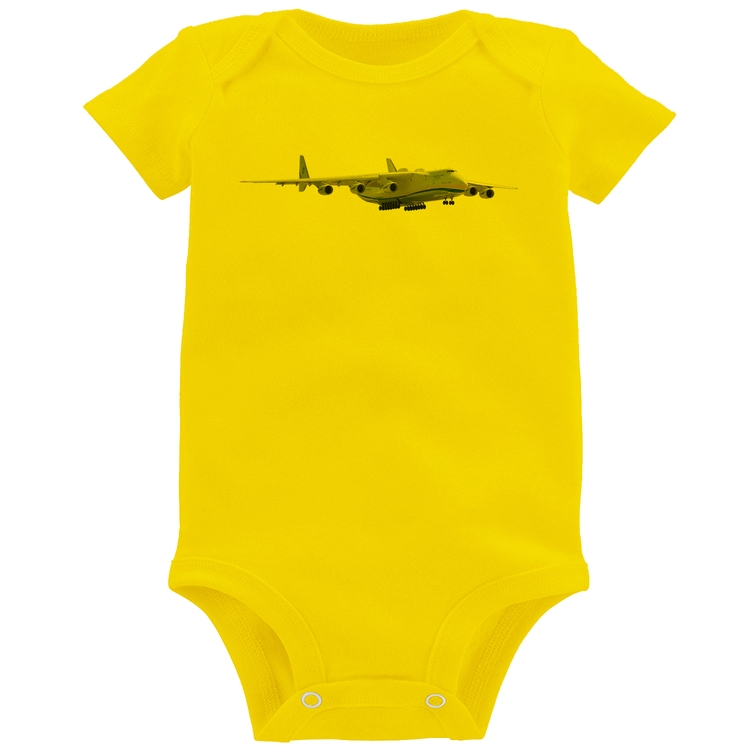 Body Bebê Antonov - Amarelo