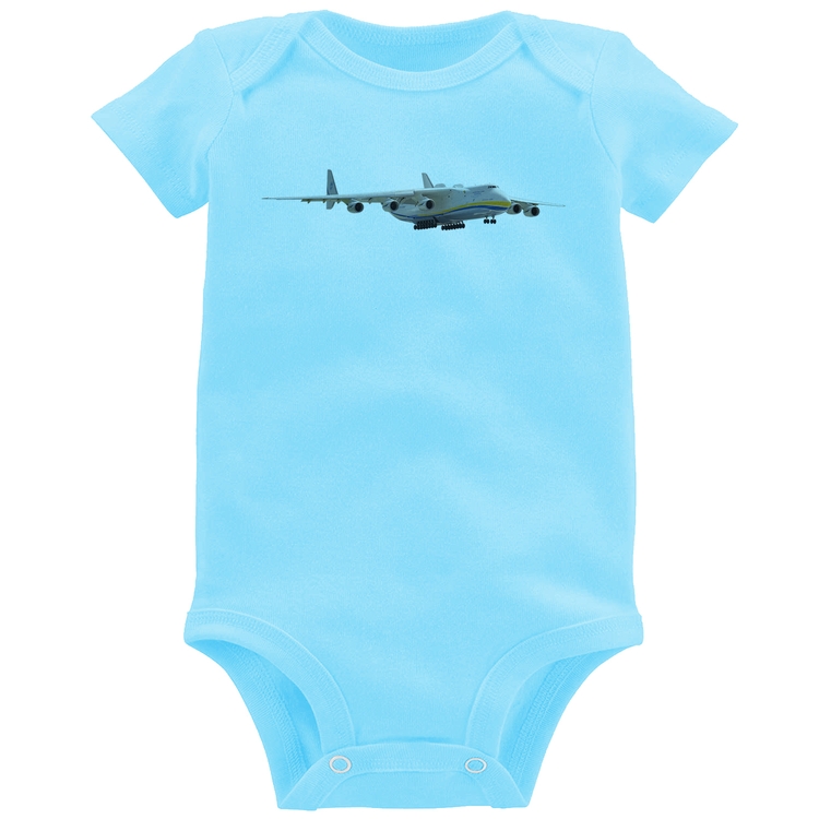 Body Bebê Antonov - Azul Bebê