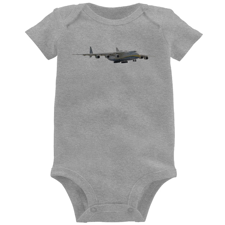 Body Bebê Antonov - Cinza