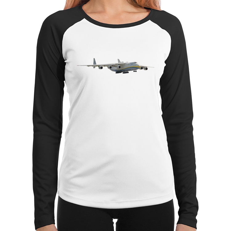 Baby Look Raglan Antonov Manga Longa