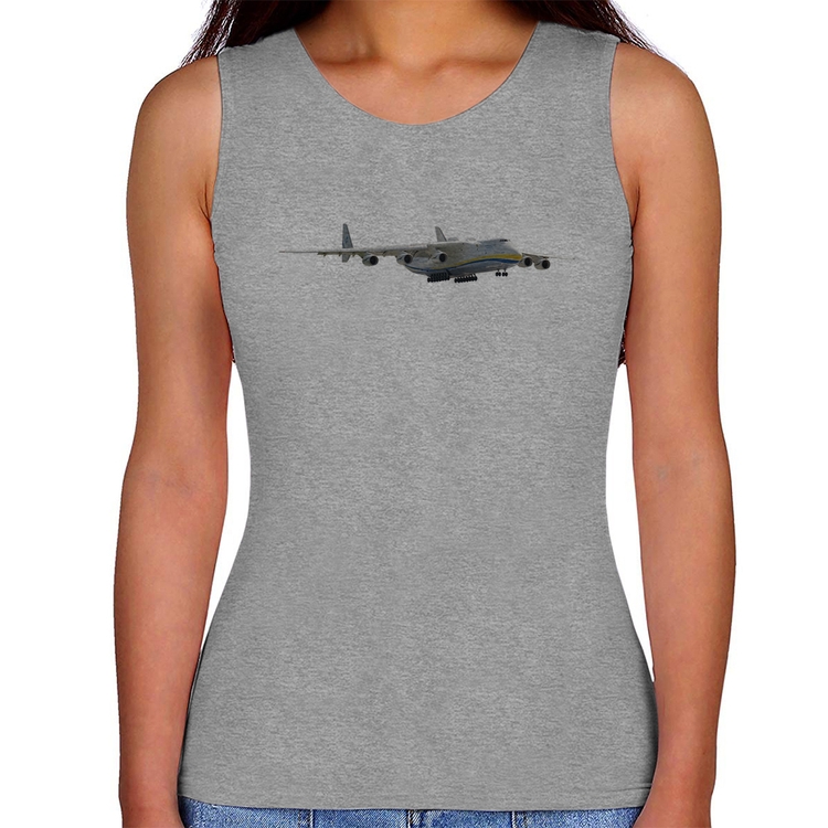 Regata Feminina Antonov - Cinza