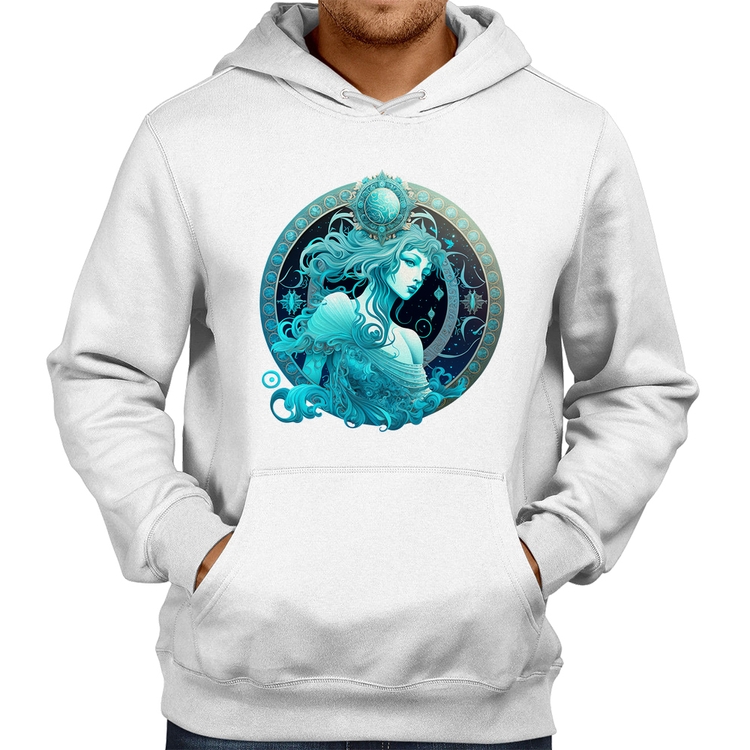 Moletom Aquário Sígno - Branco