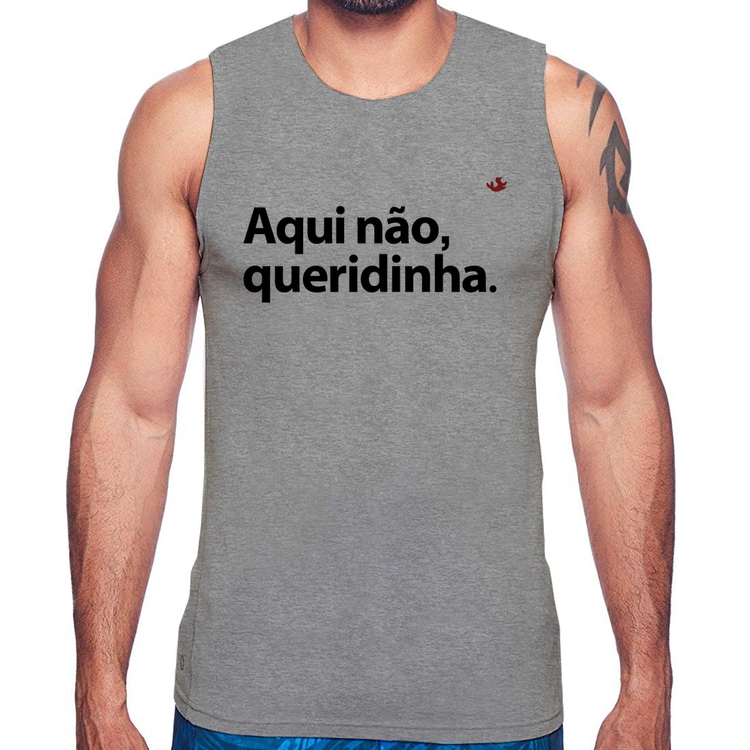Regata Aqui não queridinha - Cinza