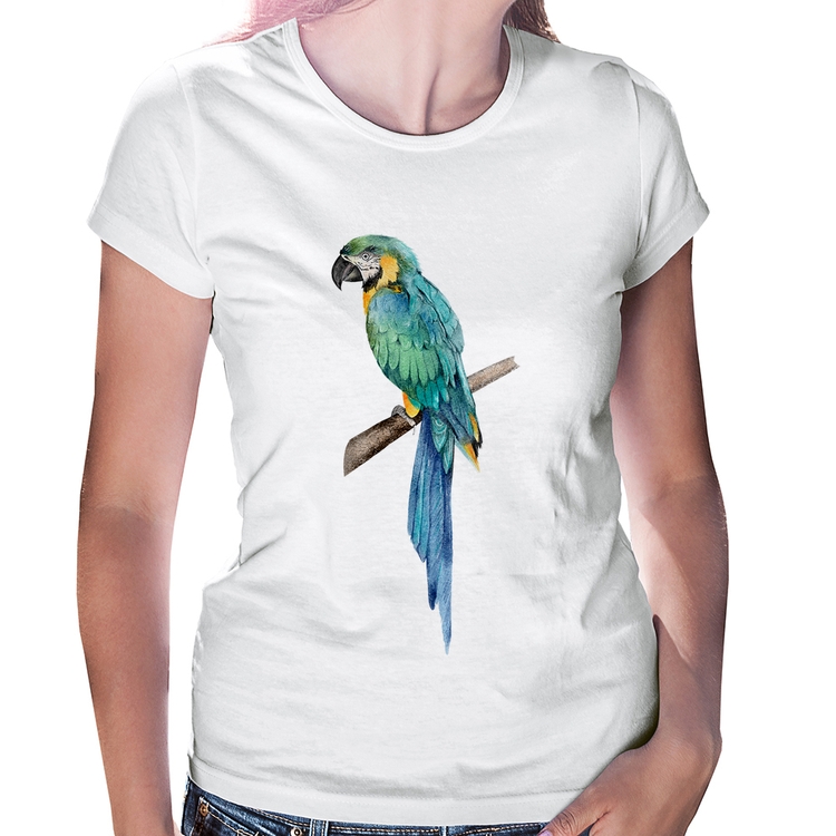 Baby Look Arara Azul