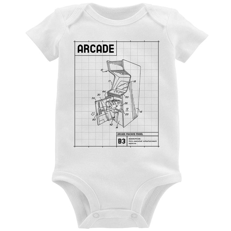 Body Bebê Arcade Fliperama Projeto