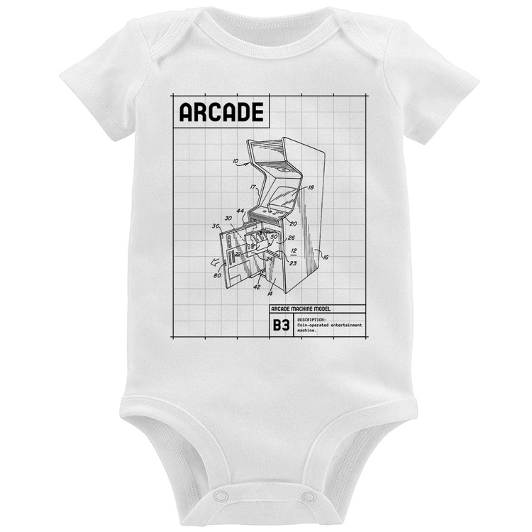 Body Bebê Arcade Fliperama Projeto