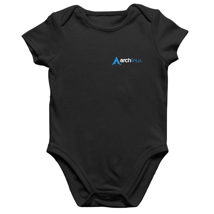 Body Bebê Algodão Arch Linux
