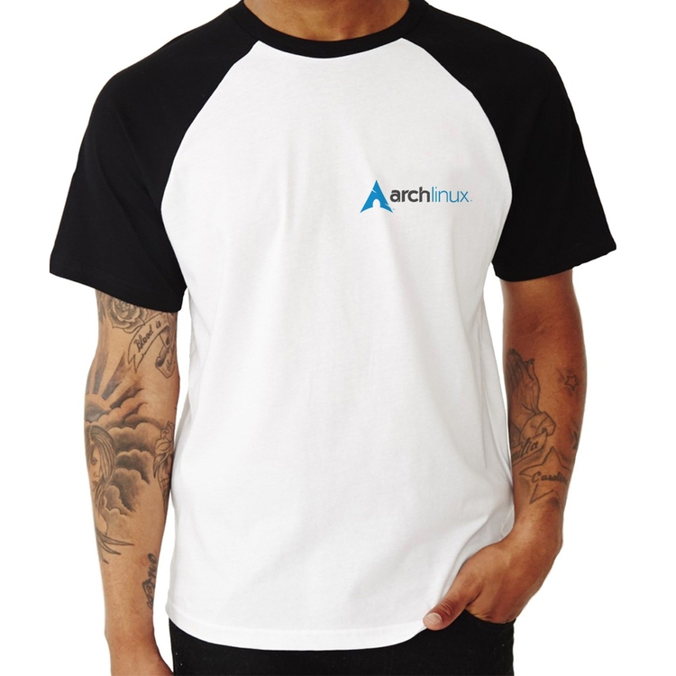 Camiseta Raglan Arch Linux