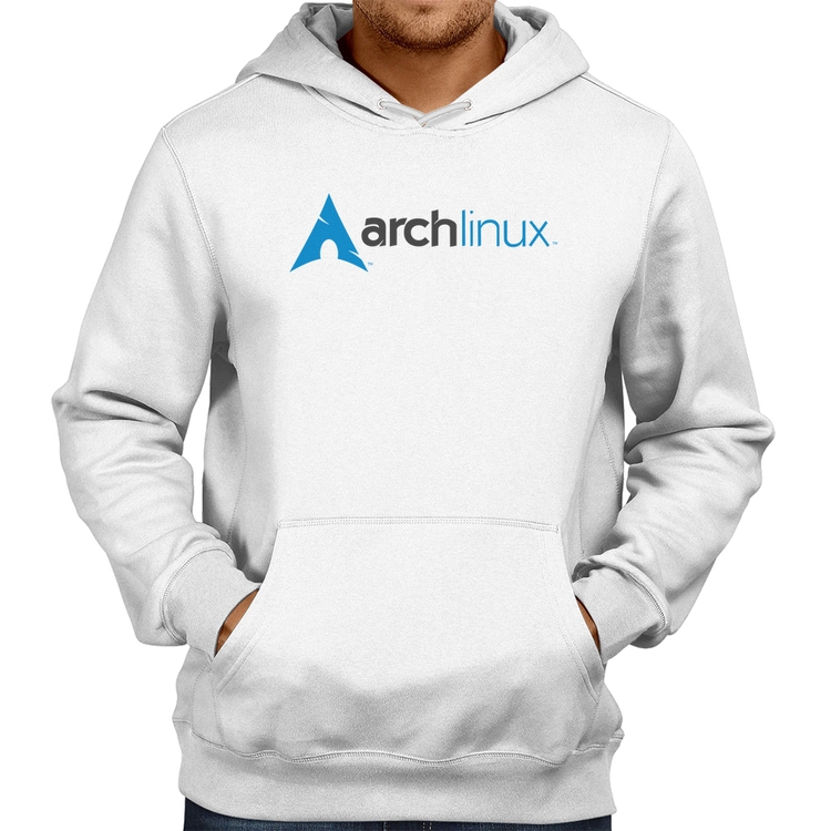 Moletom Arch Linux Logo - Branco
