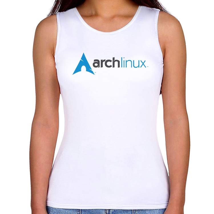 Regata Feminina Arch Linux Logo
