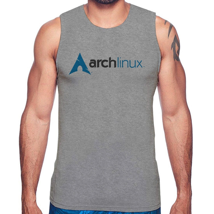 Regata Arch Linux Logo - Cinza