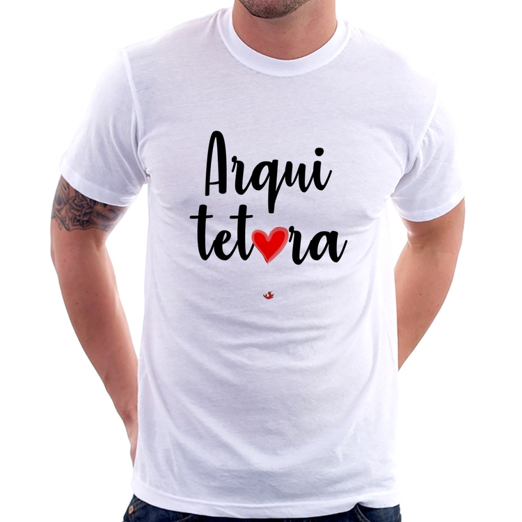 Camiseta Arquitetura por amor