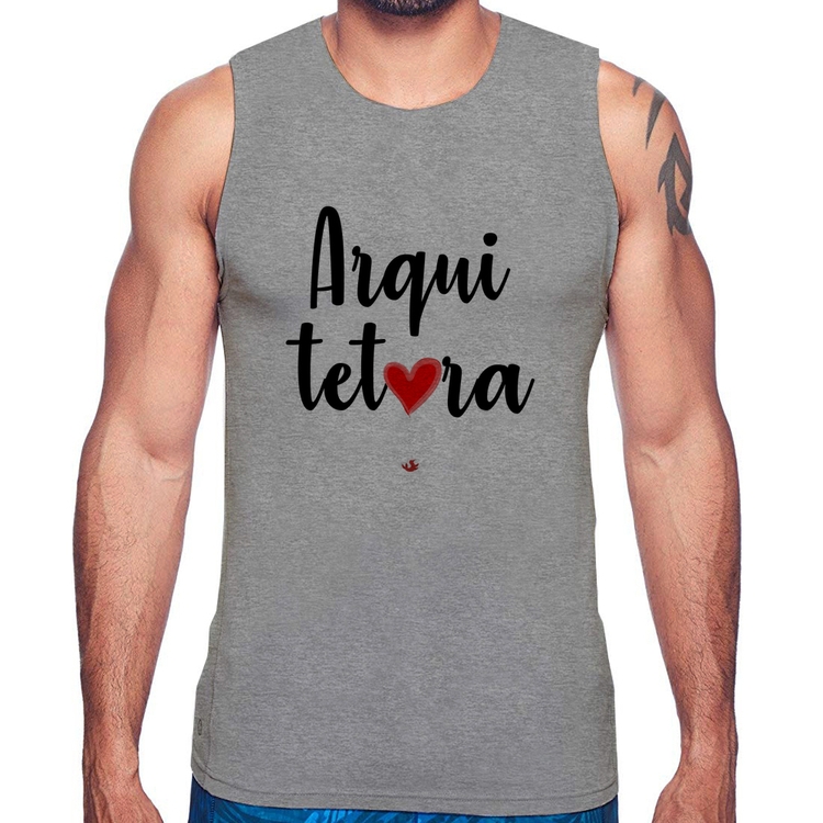 Regata Arquitetura por amor - Cinza