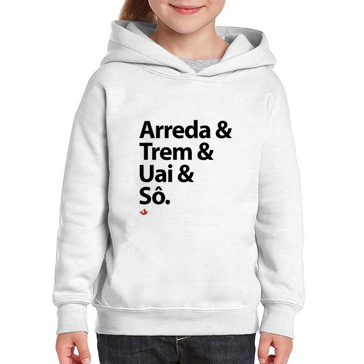 Moletom Infantil Arreda & Trem & Uai & Sô