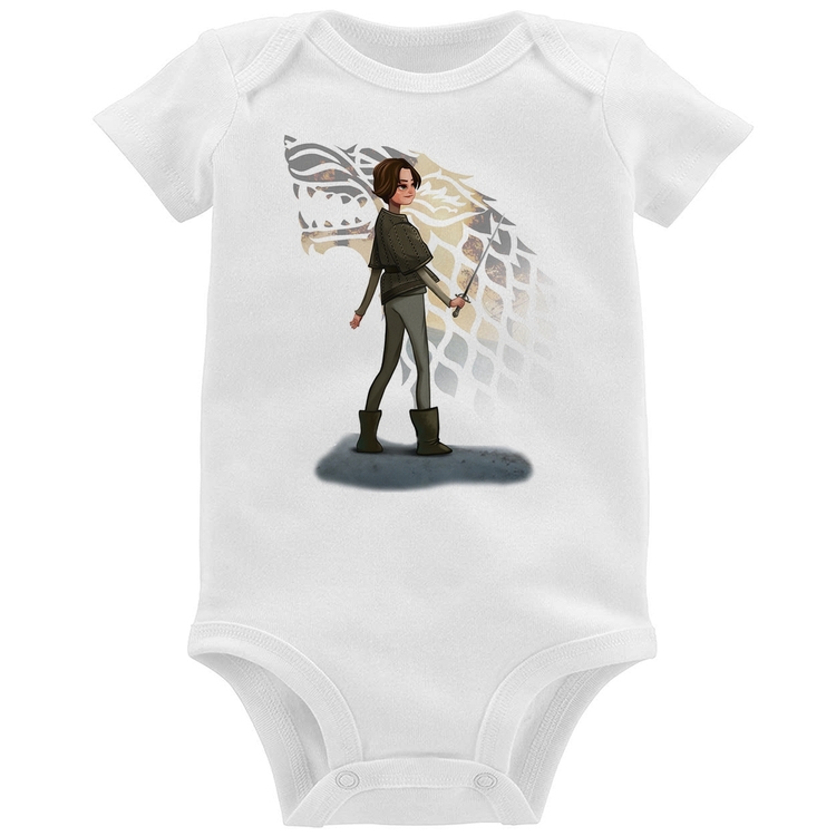 Body Bebê Arya Stark Art