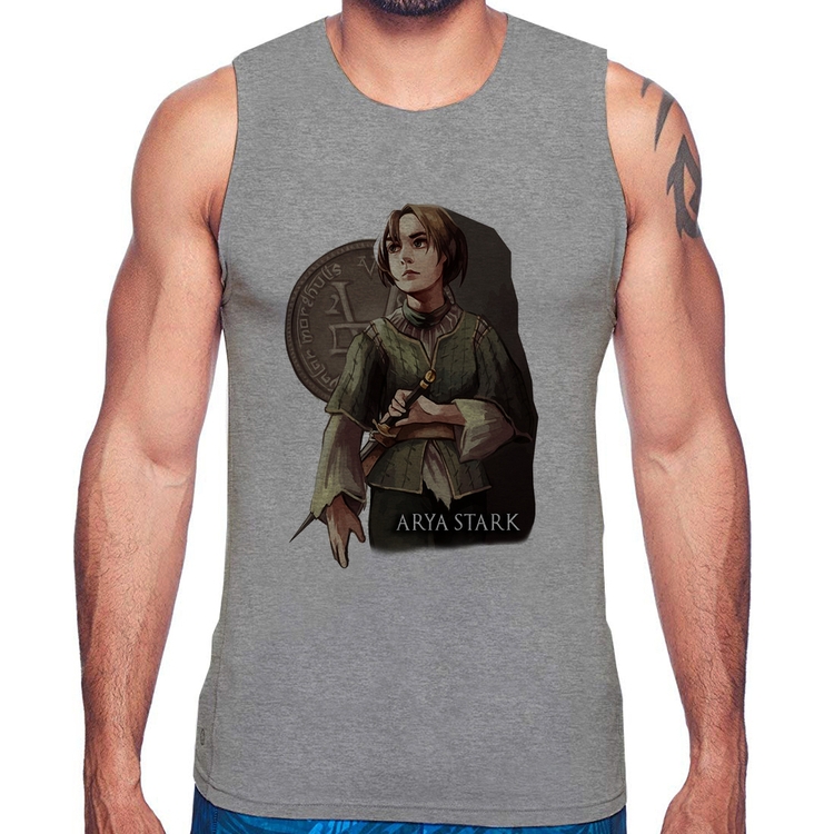 Regata Arya Stark Valar Morghulis - Cinza