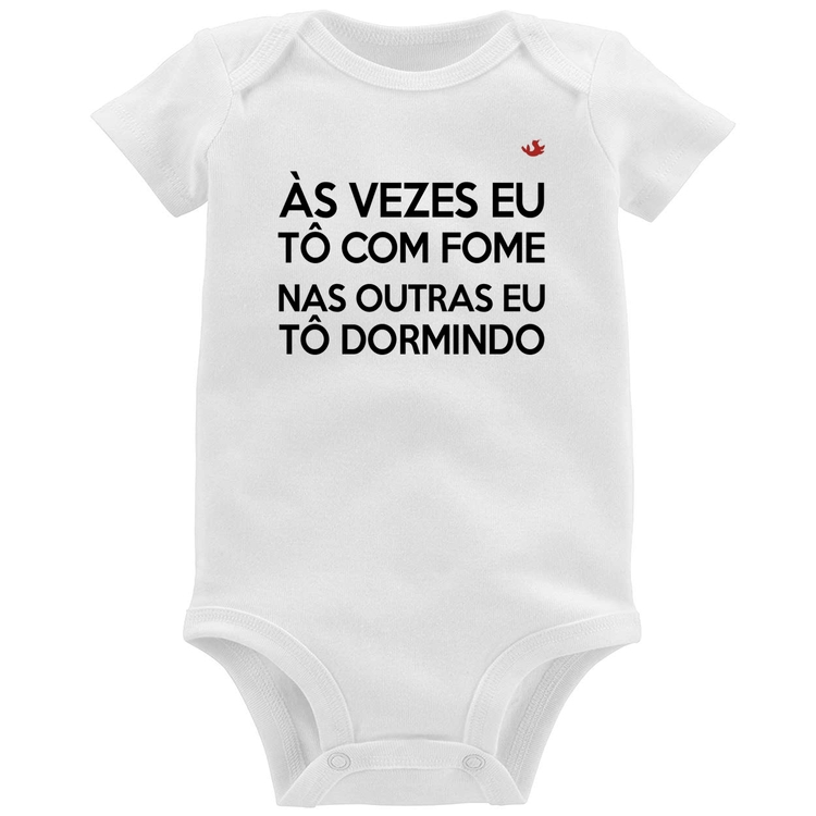 Body Bebê Às vezes eu tô com fome, nas outras eu tô dormindo