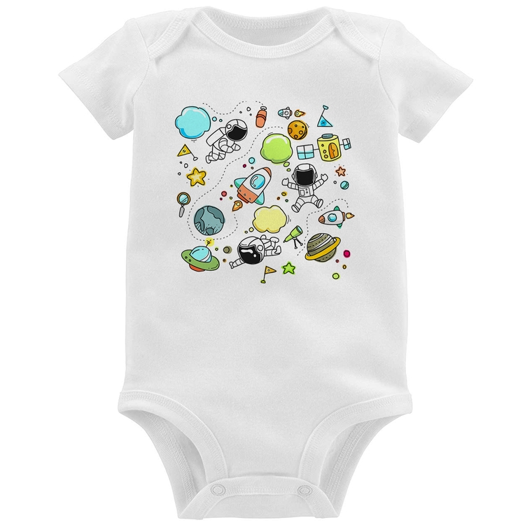 Body Bebê Astronauta
