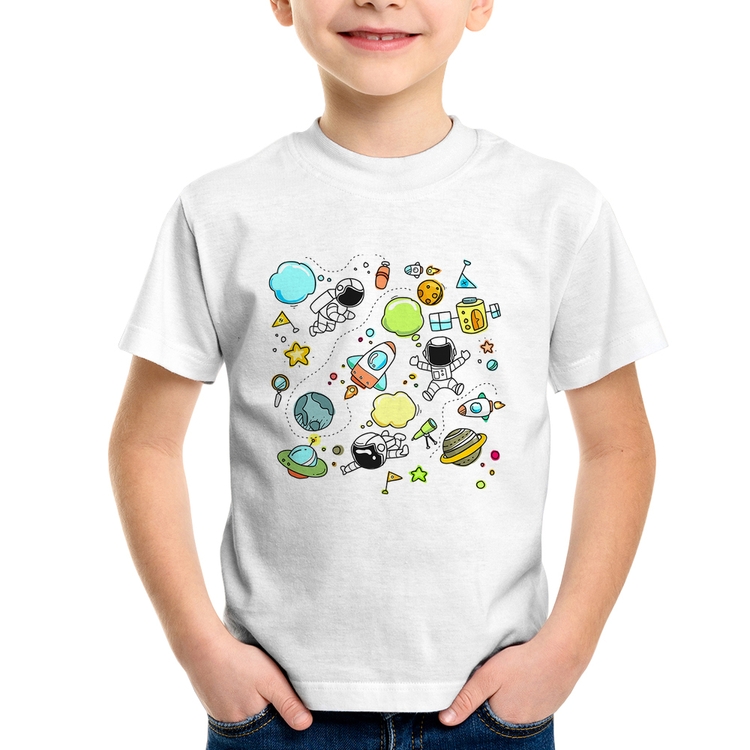 Camiseta Infantil Astronauta