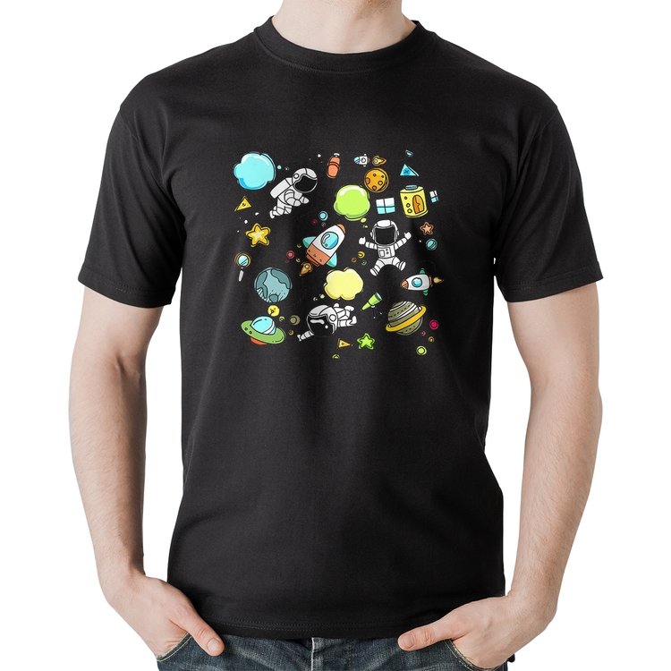 Camiseta Algodão Astronauta