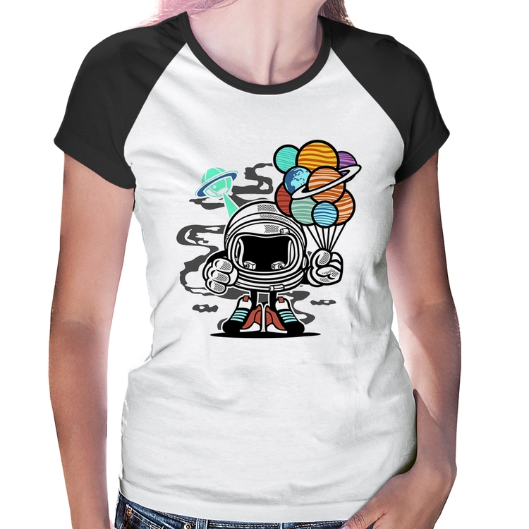 Baby Look Raglan Astronauta Chibi