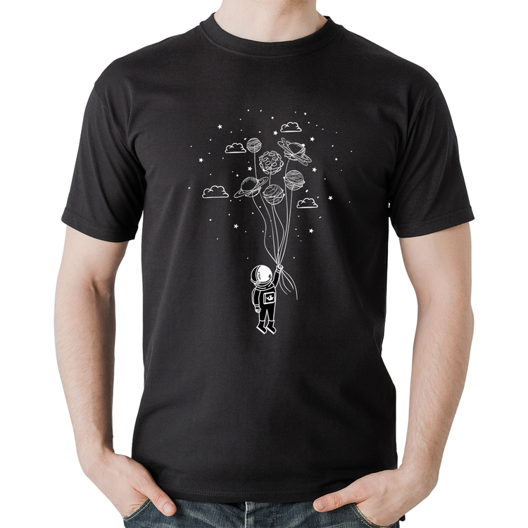 Camiseta Algodão Astronauta Sonhador